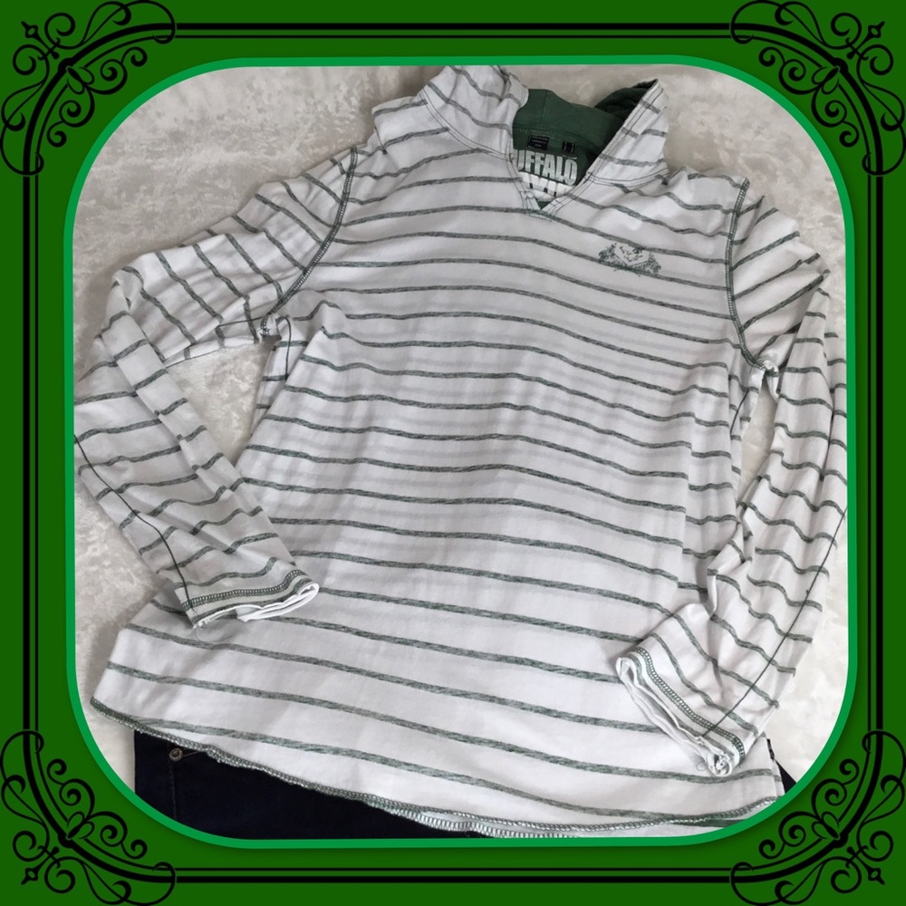 BUFFALO DAVID BITTON LONG SLEEVE T L